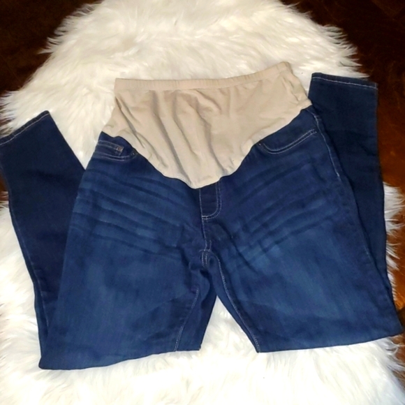 Maternity blue jeans - Picture 7 of 8